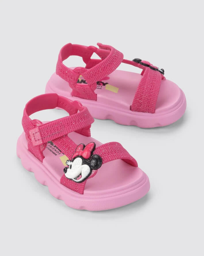 Sandalias Minnie Rosa baby