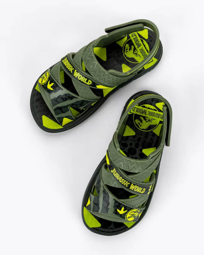 Sandalias jurassic niño - verde