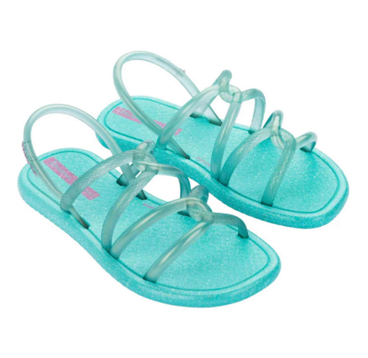 Sandalias Ipanema kids glitter verde menta