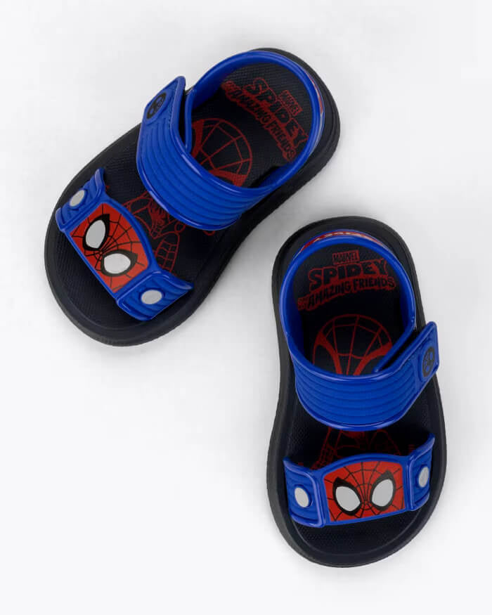 Sandalias Disney spidey azul