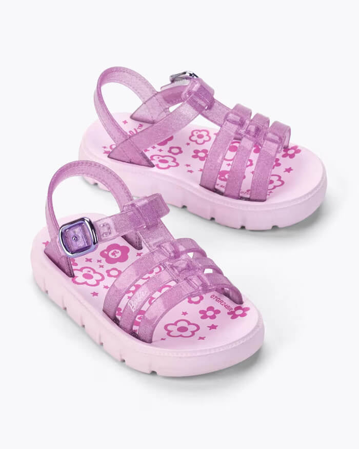 Sandalias Barbie baby glitter