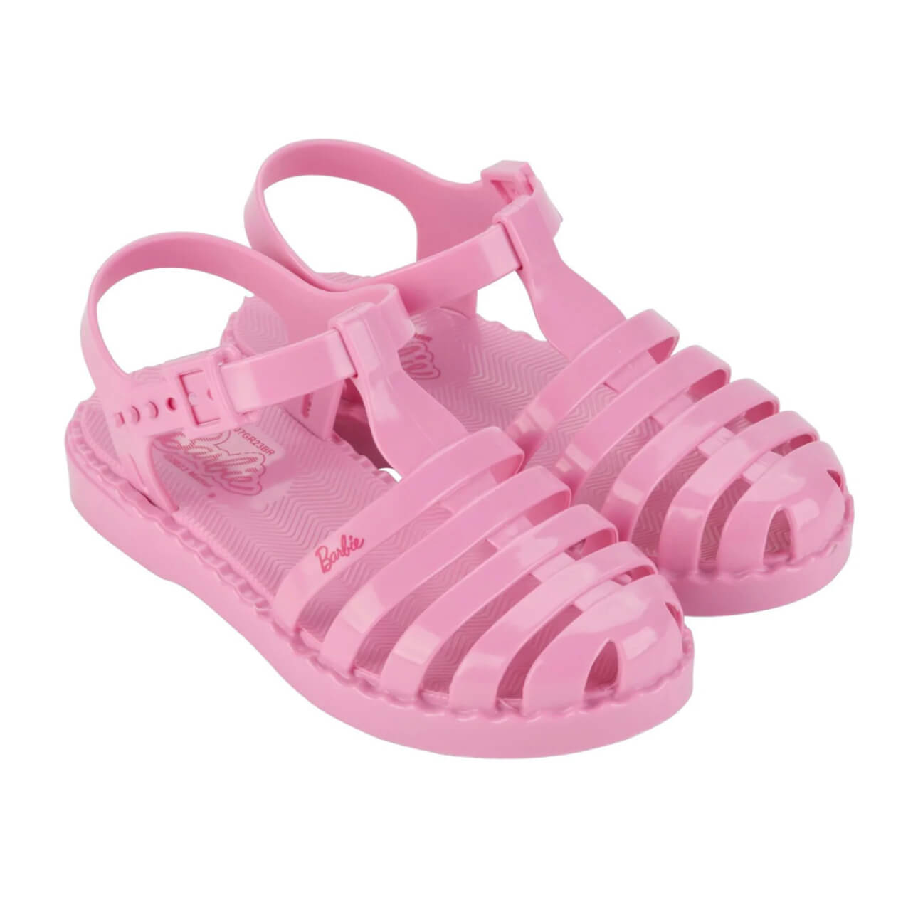 Sandalias Barbie infantil rosa