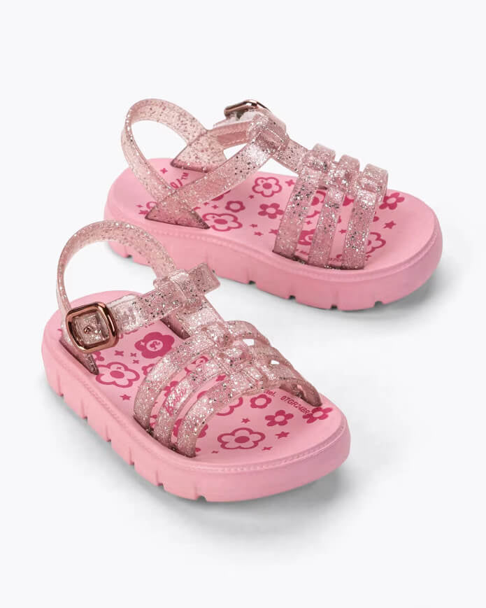 Sandalias Barbie baby glitter