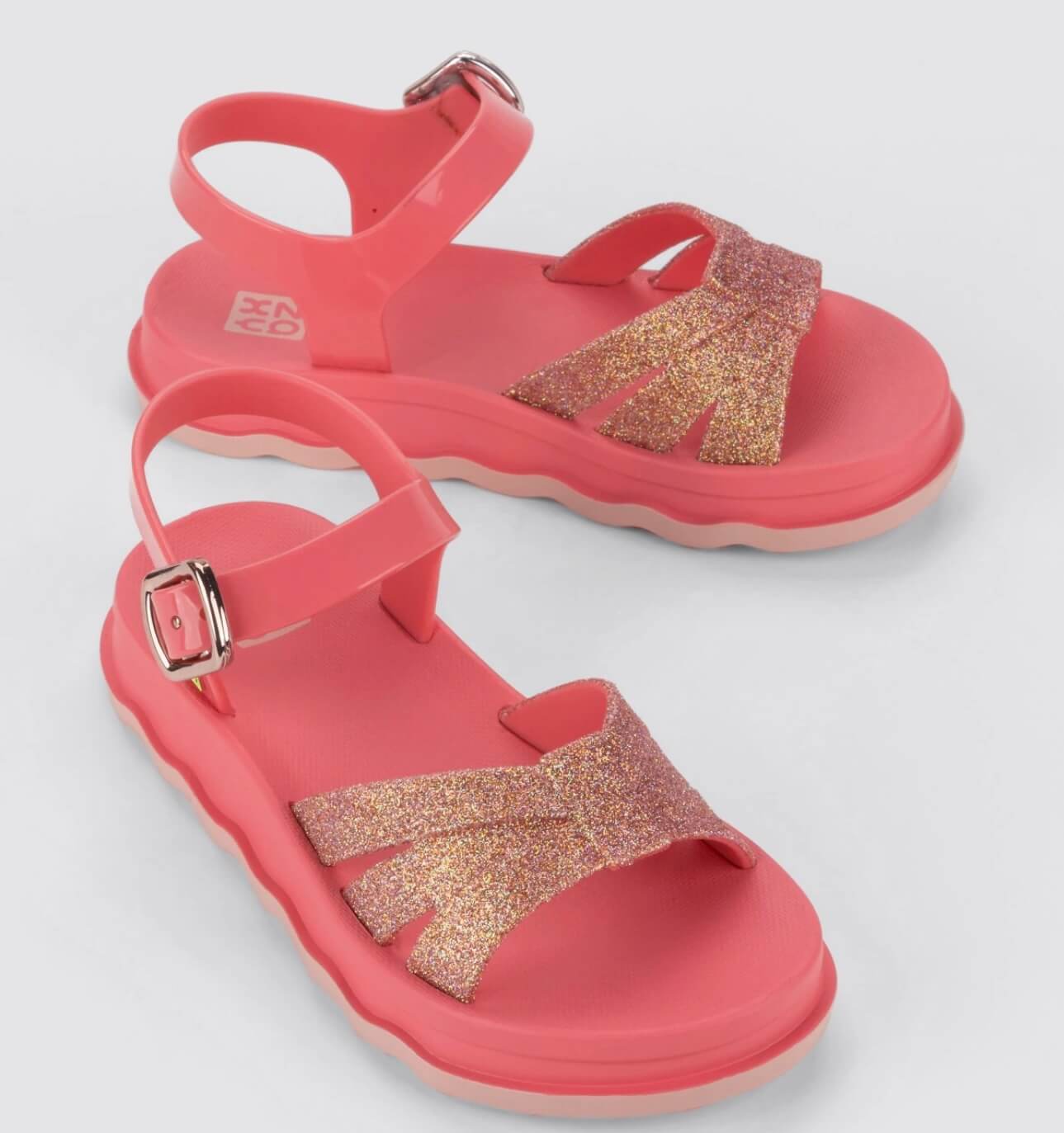 Sandalias zaxy infantil coral