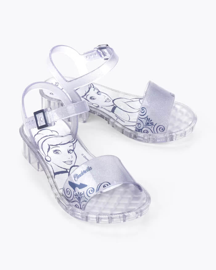 Sandalias Disney princesas glitter