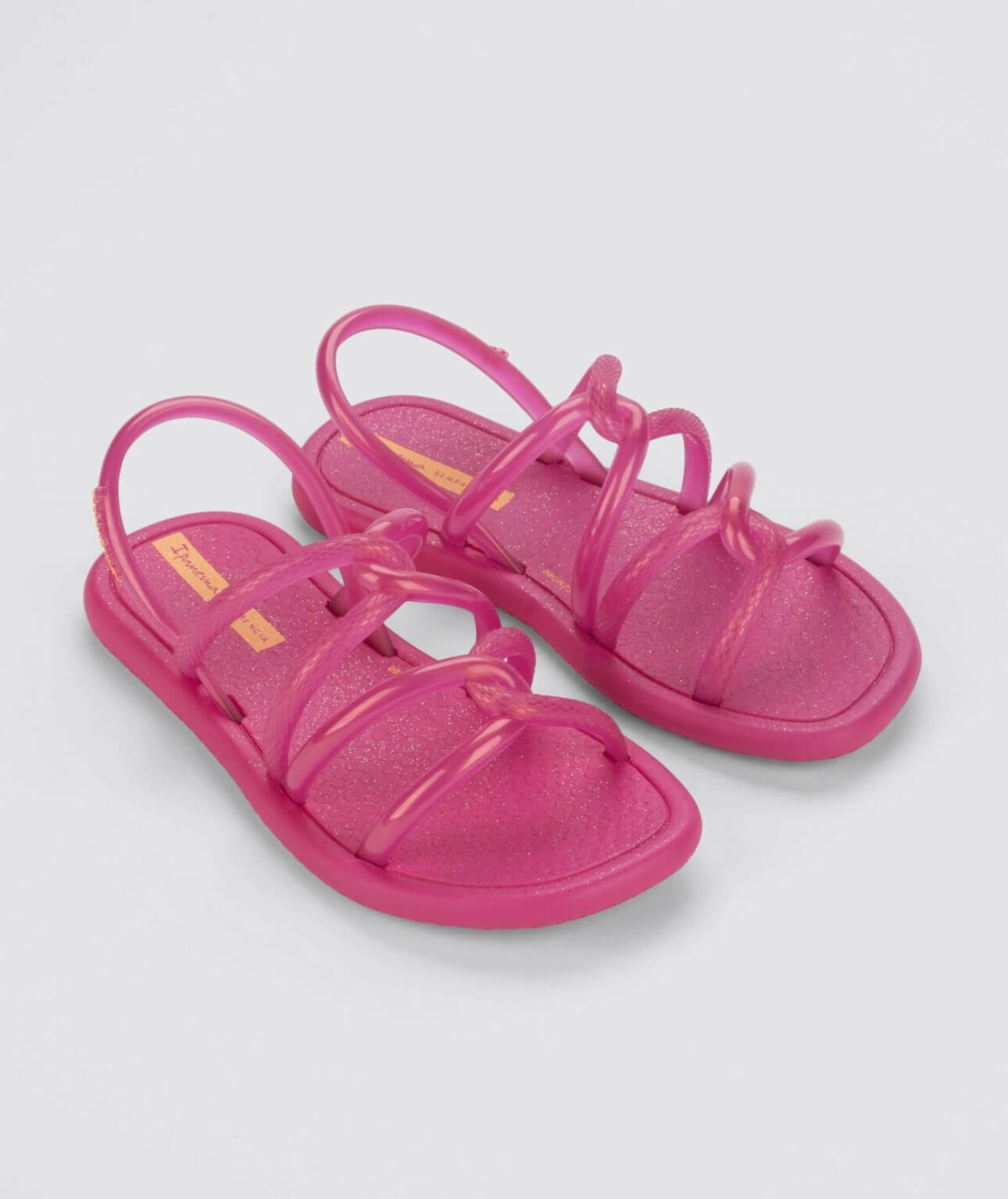 Sandalias Ipanema kids glitter fucsia