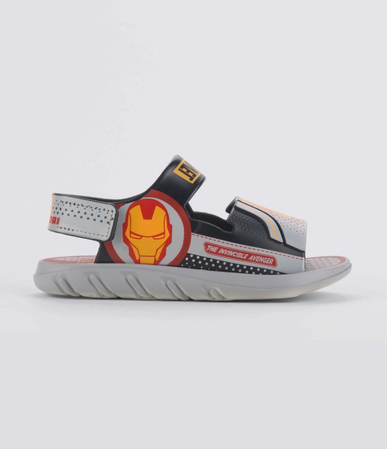 Avengers Sandalias Gris/Amarillo