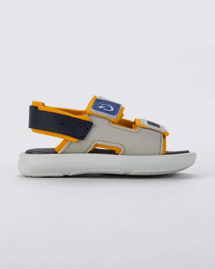 Sandalias Cartago baby gris x amarillo