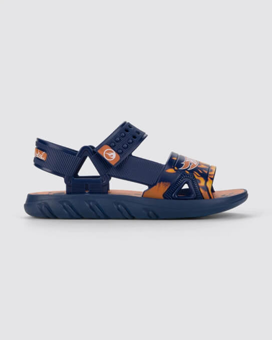 Sandalias hot wheels niño azul