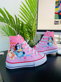 Tenis en bota bluey rosa