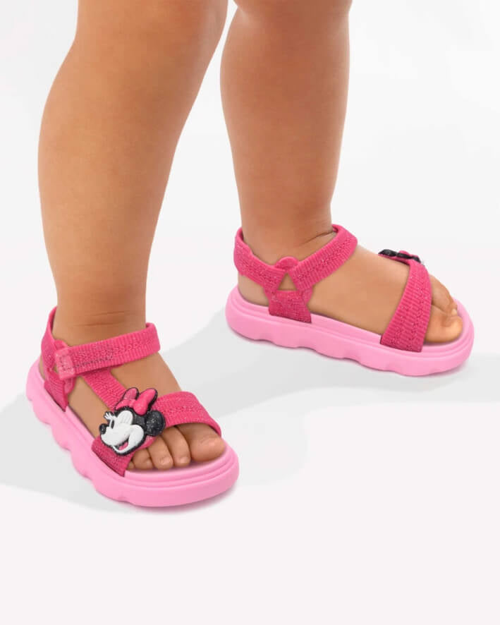 Sandalias Minnie Rosa baby