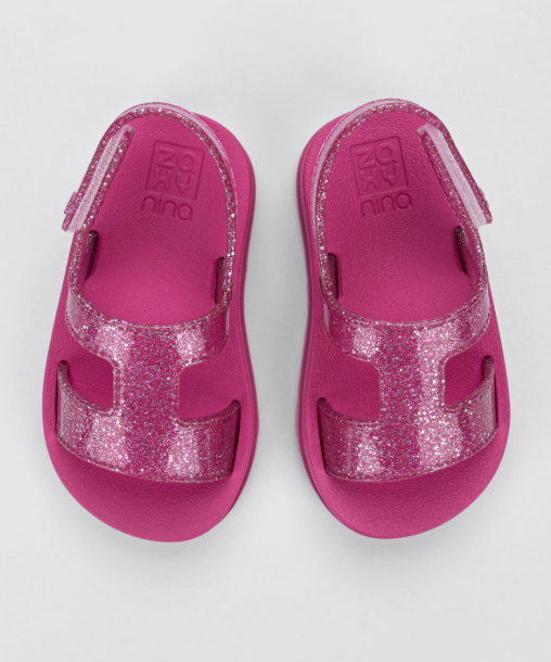 Zaxynina Hit Sand Baby Rosa Floral Glitter
