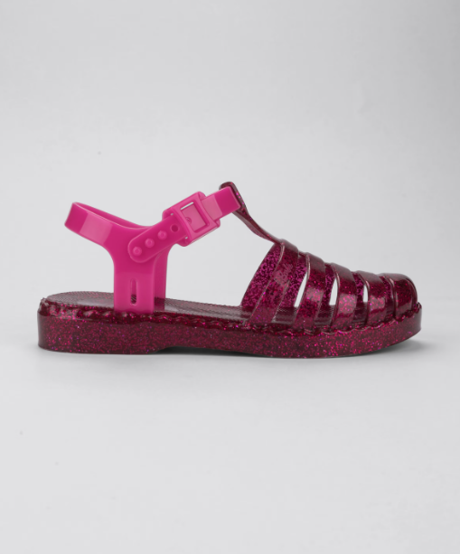 Barbie Duo Sandal Aranha Kids Rosa Glitter/Rosa