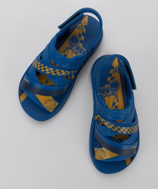 Sonic Fast Car Sandal Kids Azul/Amarillo