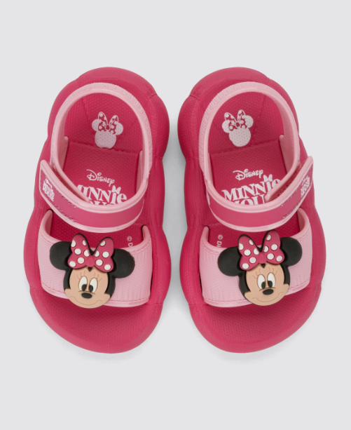 Disney Pump Puff Sandal Baby Rosa/Rosa