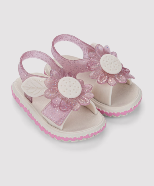 Zaxynina Spring Sand Baby Rosa Glitter/Off