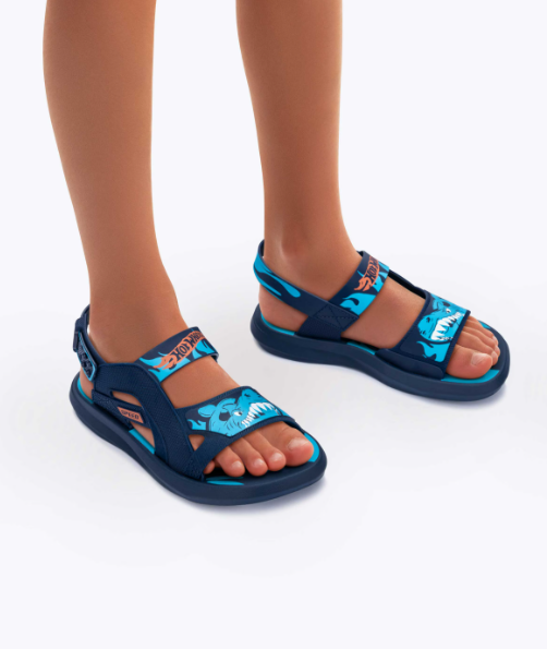 Hot Wheels Shark Sandal Kids Azul/Azul/Naranja
