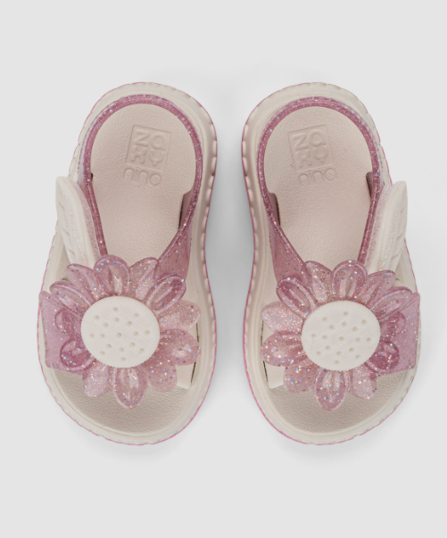Zaxynina Spring Sand Baby Rosa Glitter/Off