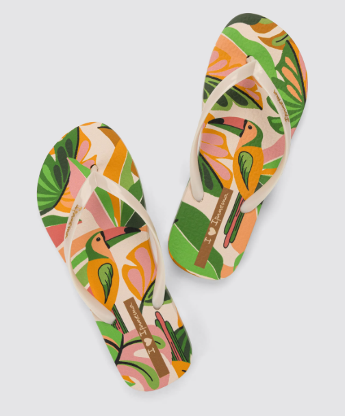 Ipanema Xodo Fem Negro Beige/Beige/Verde
