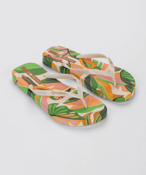 Ipanema Xodo Fem Negro Beige/Beige/Verde