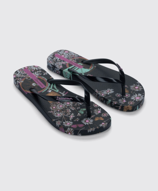 Ipanema Mari Bloom Negro/Negro/Rosa