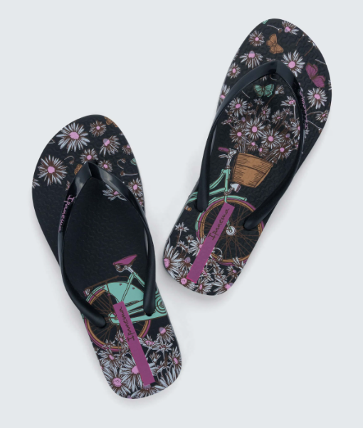 Ipanema Mari Bloom Negro/Negro/Rosa