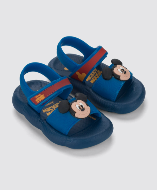 Disney Pump Puff Sandal Baby Azul/Rojo