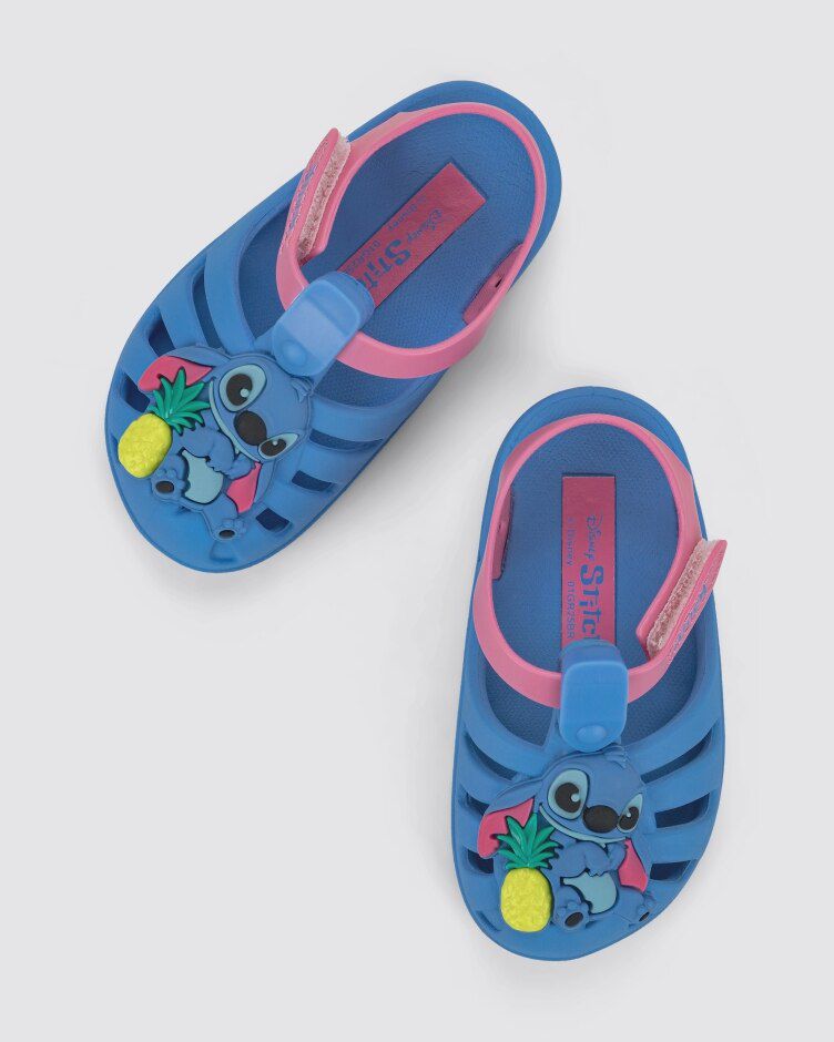Disney Magic Baby Cubrededos Stitch Azul/Rosa