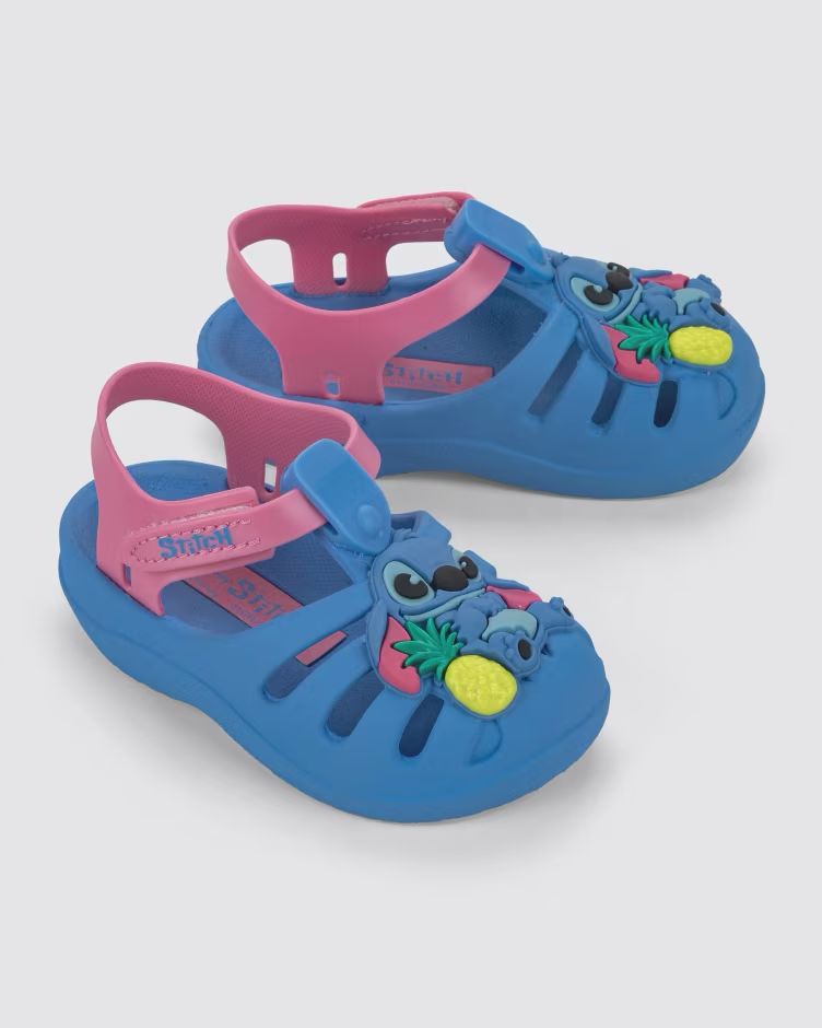 Disney Magic Baby Cubrededos Stitch Azul/Rosa
