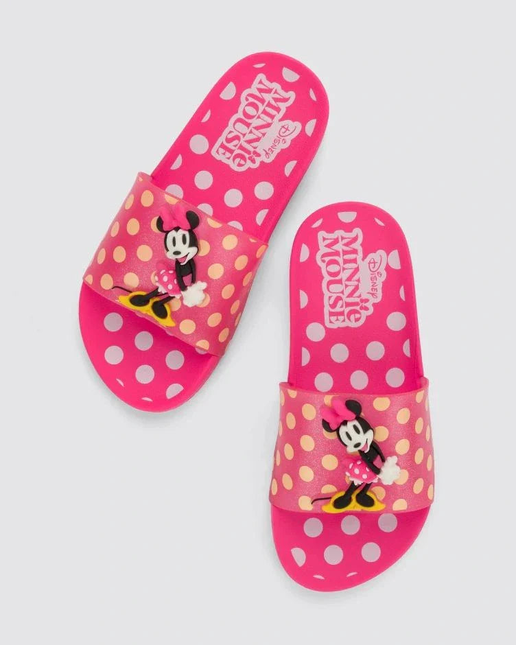 Disney plus Slide Minnie Rosa/Amarillo