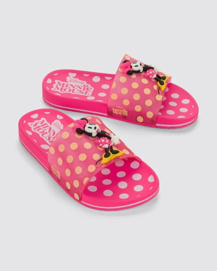Disney plus Slide Minnie Rosa/Amarillo