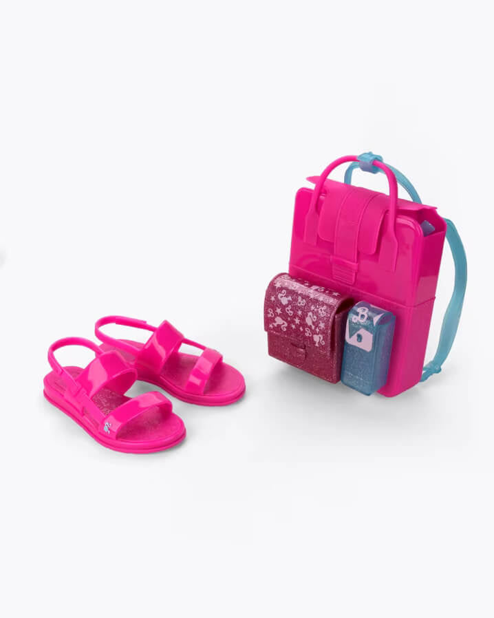 Kit de bolso + sandalias Barbie