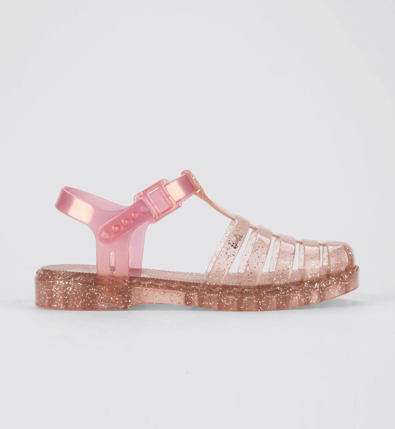 Sandalias Barbie infantil glitter