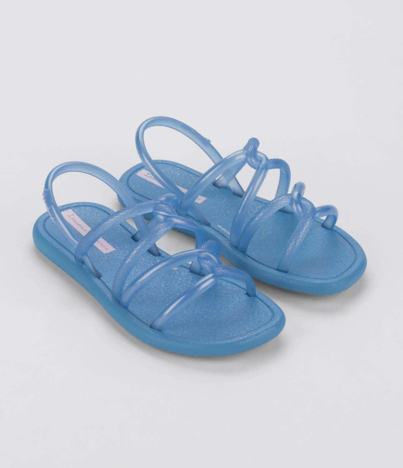 Sandalias Ipanema kids glitter azul