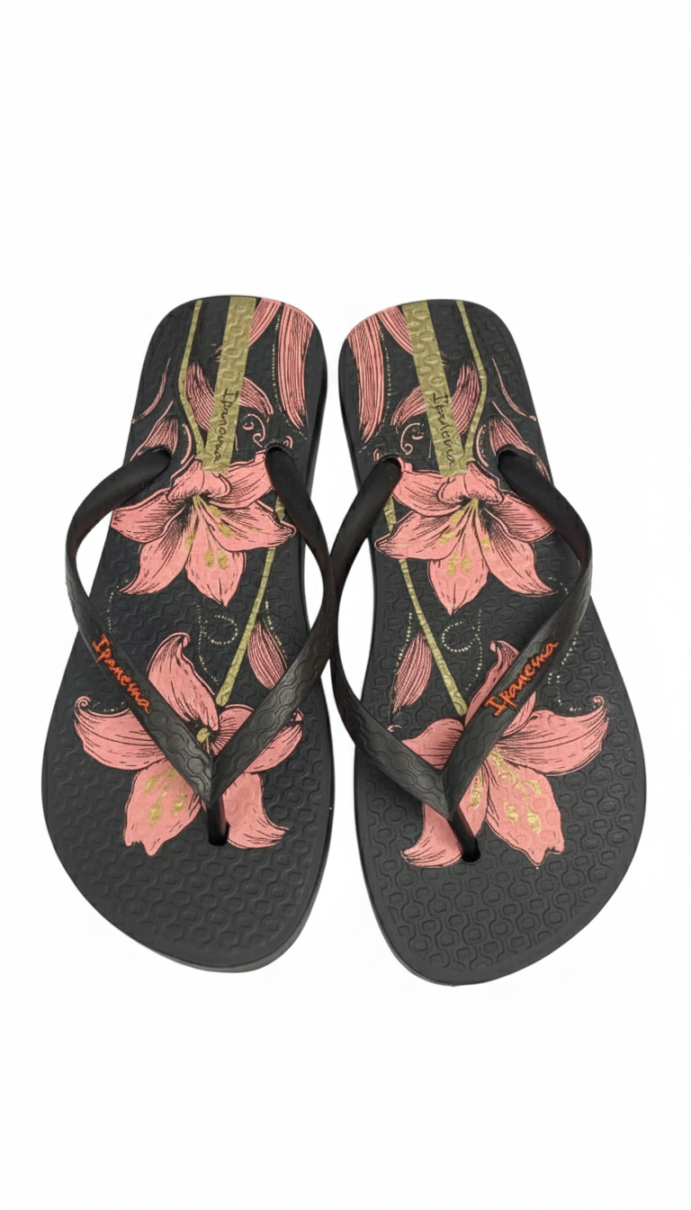 Ipanema Oasis Fem Negro/Rosa/Oro