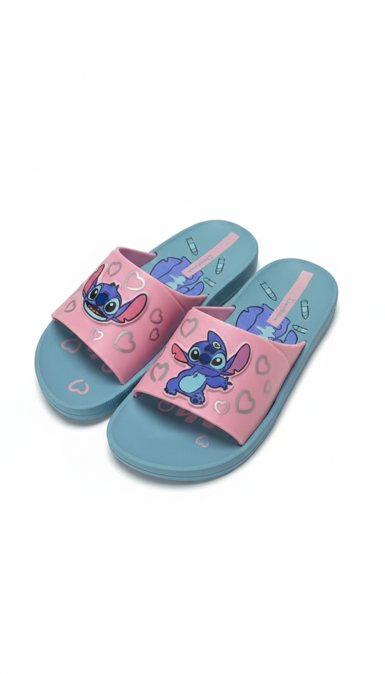 Ipanema Disney Slide Kids Azul/Rosa