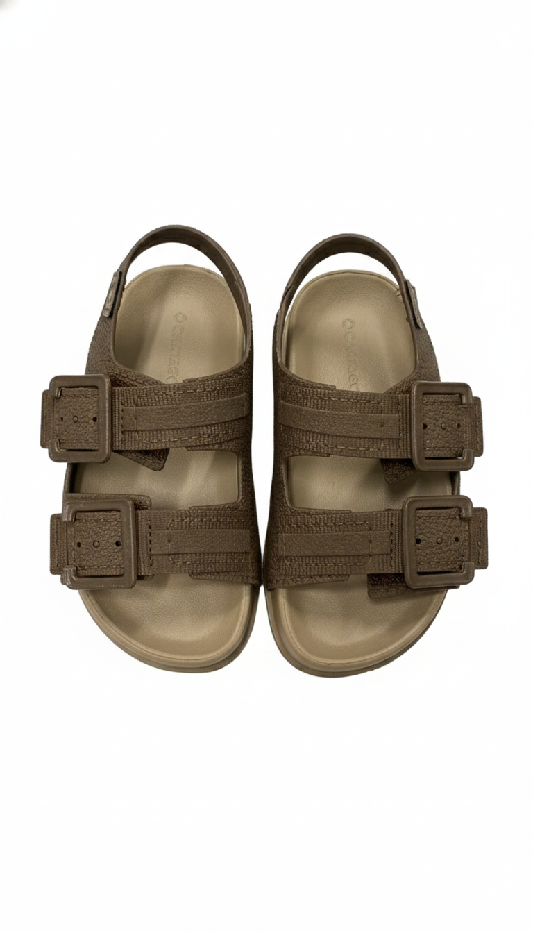Cartago Milan II Slide Beb Beige Claro/Marron