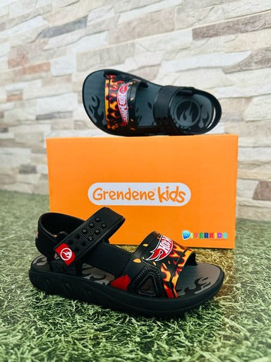 Hoot Wheels Shark Kids Negro/Rojo