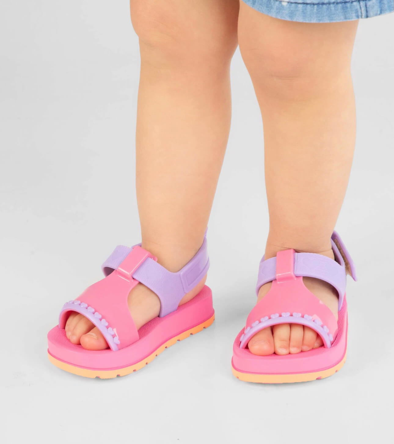 Sandalias zaxy baby acogedora fucsia