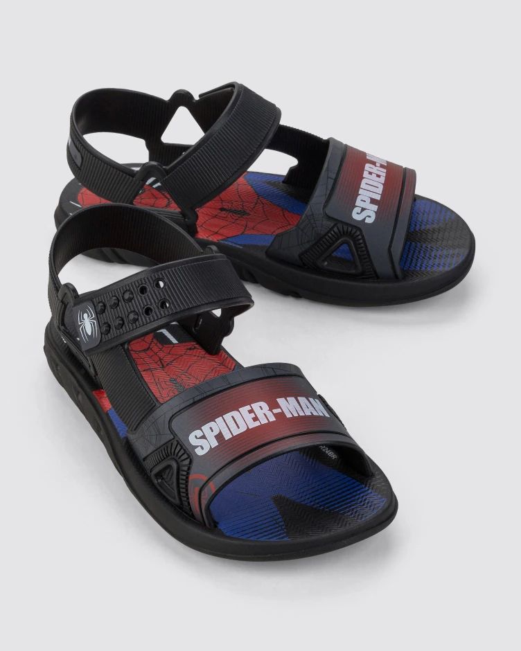 Marvel Sandl kids Negro/rojo