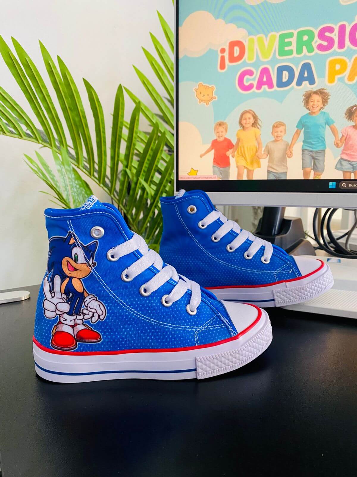 Tenis sonic azul