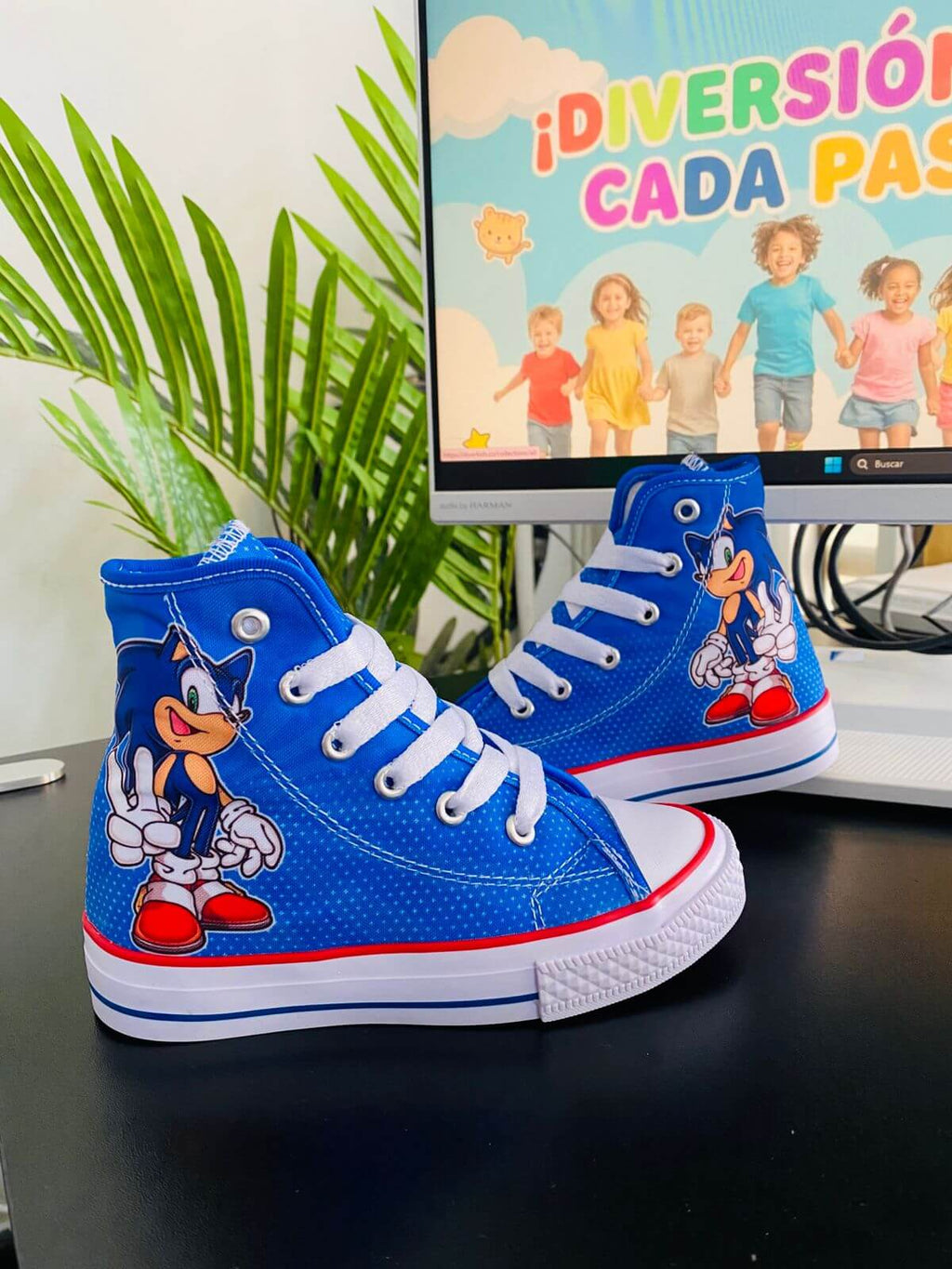 Tenis sonic azul