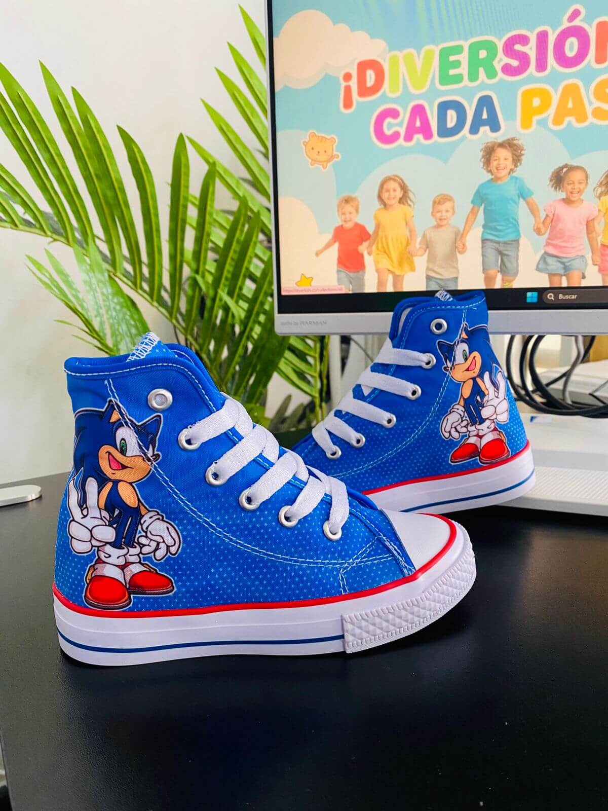 Tenis sonic azul