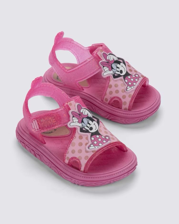 Disney Happy Sandals Baby Minnie Rosa