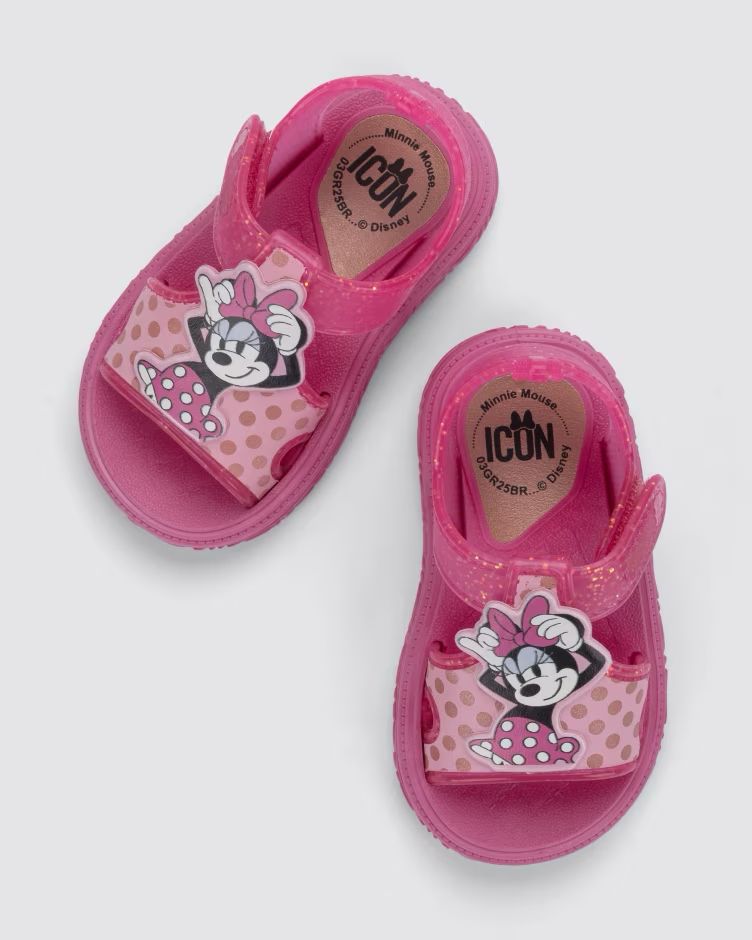 Disney Happy Sandals Baby Minnie Rosa