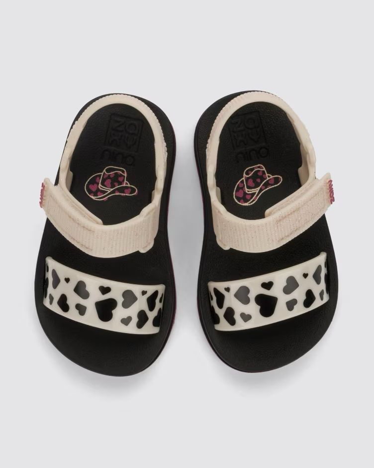 Zaxy Moderninha Print Baby Negro/Corazon