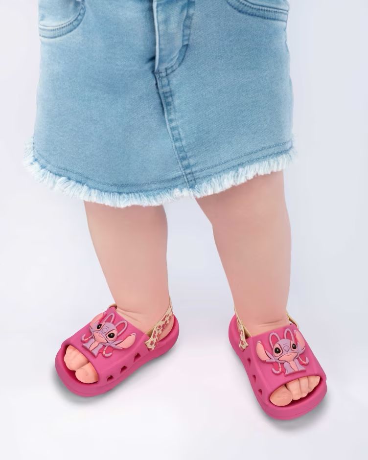 Disney Slide Baby Stitch Rosa