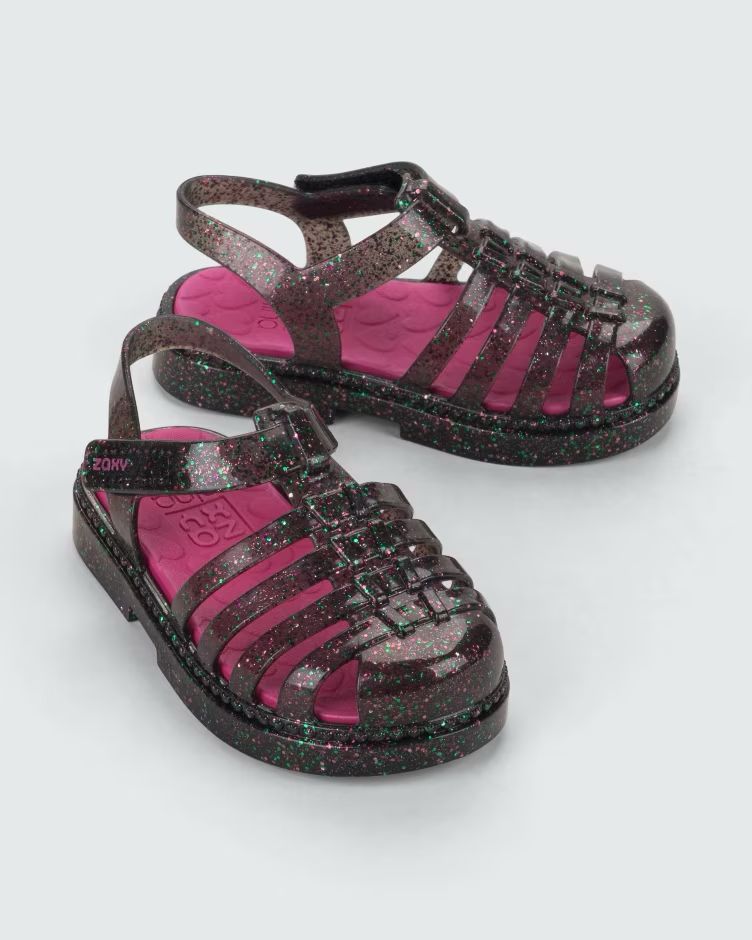 Zaxy Lovely Sand Baby  Negro/Glitter