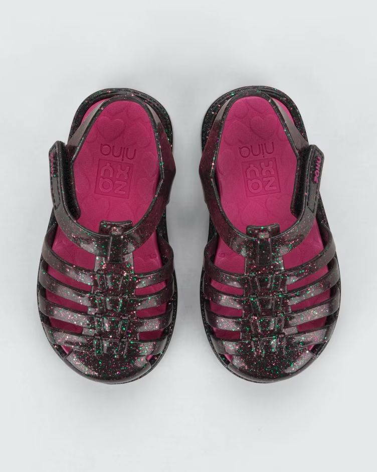 Zaxy Lovely Sand Baby  Negro/Glitter