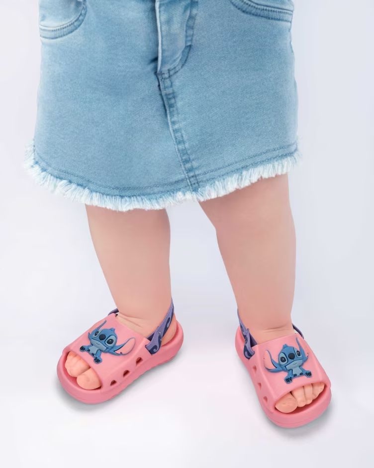 Disney Slide Baby Stitch Rosa/lila